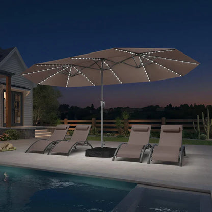 Summer Sale: LED Sky — All-Weather Solar Patio Umbrella