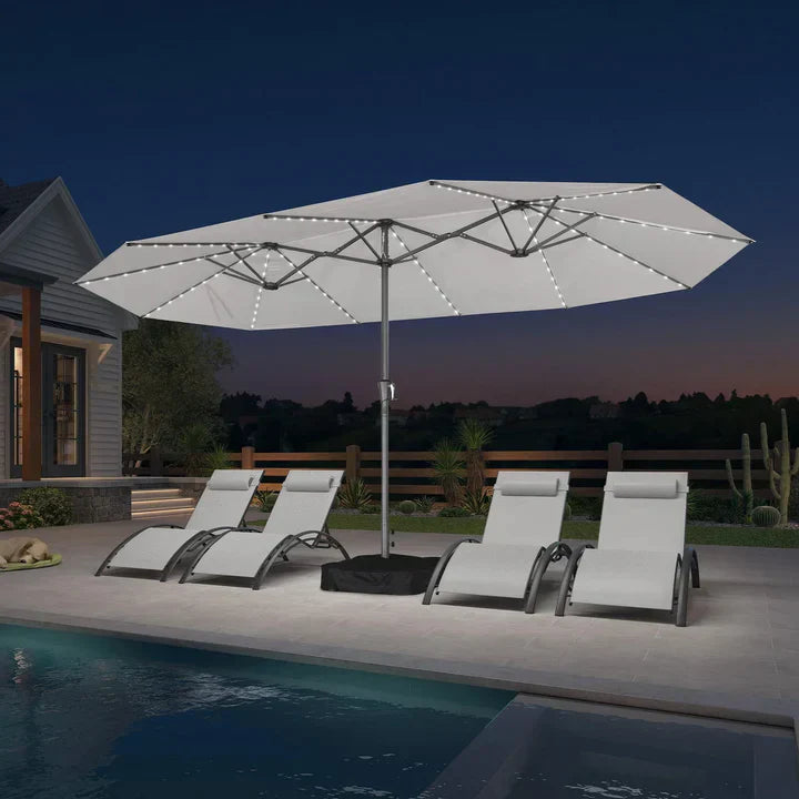 Summer Sale: LED Sky — All-Weather Solar Patio Umbrella