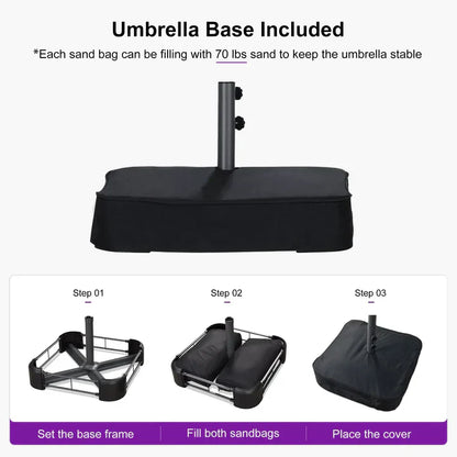 Summer Sale: LED Sky — All-Weather Solar Patio Umbrella